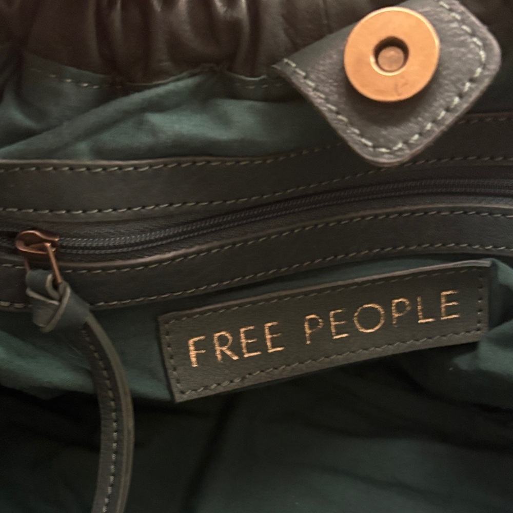 Free People Olive Green Shoulder Bag - Picture 4 of 9